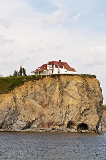 Perce Prints: Quebec, Canada. Perce and Rocher Perce (Perce Rock)