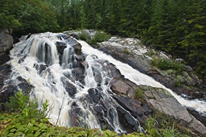 Images Dated 19th August 2009: Quebec, Canada. Waterfalls near Colombier