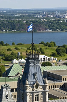 Images Dated 10th July 2007: Quebec City, Quebec, Canada. Looking down on the Old City