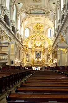Notre Dame Prints: Quebec City, Quebec, Canada. Notre Dame Cathedral