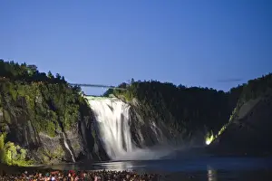 Images Dated 12th August 2009: Quebec City, Quebec, Canada. Parc de la Chute-Montmorency (Montmorency Falls Park)