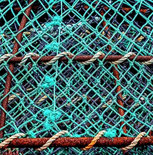Images Dated 2024 February: Quebec, Sept-Iles, Canada. Fishing nets