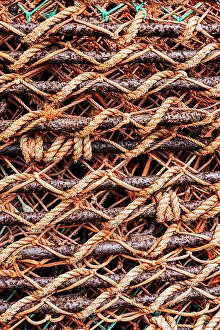 Images Dated 2024 February: Quebec, Sept-Iles, Canada. Fishing nets