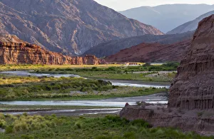 Badland Prints: Quebrada de las Conchas also called Quebrada de Cafayate