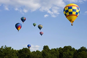 Rising Prints: Quechee Balloon Festival in Quechee Vermont USA
