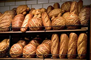 Images Dated 15th January 2007: A rack of sourdough bread at the San Francisco airport