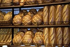 Images Dated 15th January 2007: A rack of sourdough bread at the San Francisco airport