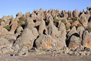 Lonely Prints: The Rafu Lava Flow with its bizarre rock formations, Sanetti Plateau