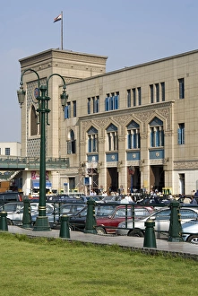 Cairo Prints: Railway Station of Mahattat Ramses, Cairo, Egypt, North Africa, Africa