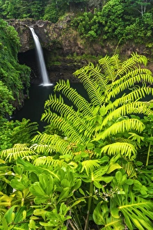 Cascades Prints: Rainbow Falls, Wailuku River State Park, Hilo, The Big Island, Hawaii