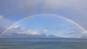 Rainbow over Hood Canal - Washington, Seabeck
