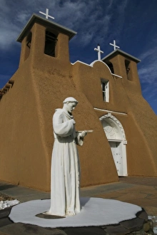 Rancho de Taos, New Mexico, United States. San Francisco de Asis adobe cathedral