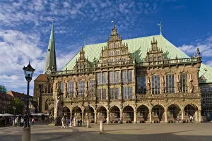 Rathous (city hall), Marktplaz, Bremen, Freie Hansestadt Bremen, Germany