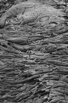 Recent Pahoehoe lava flow, Sullivan Bay, Santiago Island, Galapagos Islands, Ecuador