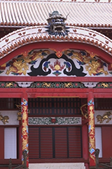 Deity Prints: The recently reconstructed Shuri Castle, Naha, Okinawa, Japan is one of the island s