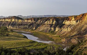 Great Plain Prints: Red Cliffs above the Little Missouri River in the Little Missouri National Grasslands