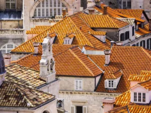 Turquoise Prints: Red roofs and domes of the old city