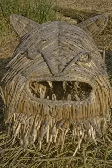 Mask Prints: Front of reed boat, Uros Islands (also known as Floating Islands or Islas Flotantes)