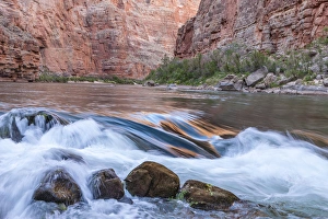 Royalty Free Prints: Reflections from morning sun. Colorado River. Grand Canyon. Arizona. USA