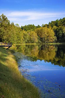 Great Smoky Mountain Prints: Reflections, Otter Lake, Blue Ridge Parkway, Virginia, USA