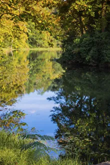 Reflections, Otter Lake, Blue Ridge Parkway, Smoky Mountains, USA