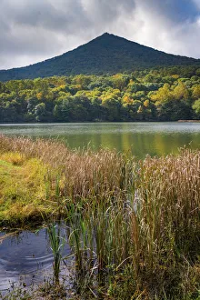 Great Smoky Mountain Prints: Reflections, Peaks Of Otter, Blue Ridge Parkway, Smoky Mountains, USA