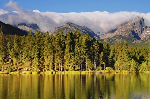 Michel Hersen Prints: Reflections on Sprague Lake, Rocky Mountain National Park, Colorado