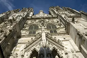 Images Dated 24th April 2012: REGENSBURG18311-2012-BARTRUFF. CR2 - View of towers of St. Peters Cathedral, Regensburg