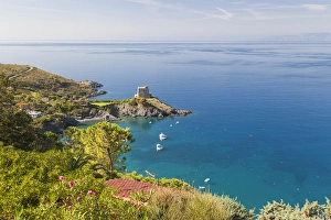 Promontory Prints: Remains of the watchtower, Carpino Bay, Scalea, Calabria