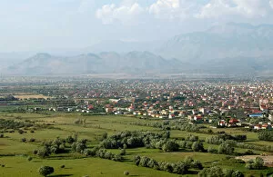 Images Dated 14th August 2007: Republic of Albania. Shkodra. General view