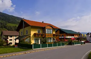 Austrian Prints: Restaurant in St Georgen ab Murau Austria in alpine country
