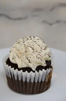 Specialty Prints: Rhode Island, Providence. Homemade gourmet chocolate mocha cupcake