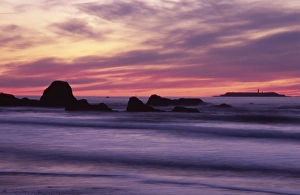 Rialto Beach Sunset, Olympic National Park, Washington, US