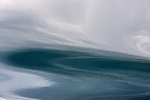 Russia Prints: Ripples pattern, Bering Sea, Russia Far East