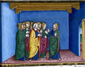 Robe Prints: The risen Jesus says to Thomas: Put your finger here and be not faithless
