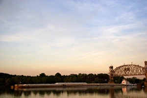 Images Dated 3rd June 2006: River barge on the Arkansas River at Ft. Smith, Arkansas