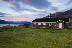 Images Dated 8th August 2008: RM. Church. Igaliku Gardar. Greenland