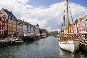 Watercraft Prints: RM. Ship. Nyhavn. Copenhagen. Denmark