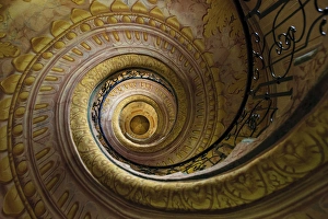 Images Dated 2nd November 2010: RM. Staircase between Church and Library. Melk Abbey. Melk. Austria