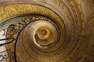 Images Dated 2nd November 2010: RM. Staircase between Church and Library. Melk Abbey. Melk. Austria