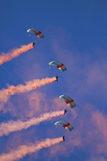 Wanaka Prints: RNZAF Sky Divers, Warbirds over Wanaka, Wanaka, South Island, New Zealand