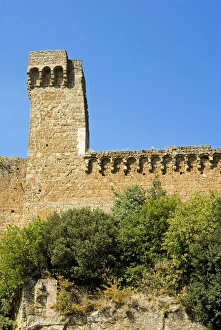 11th Century Prints: Rocca Aldobrandesca, (11th century) Sovana, Grosseto, Tuscany, Italy