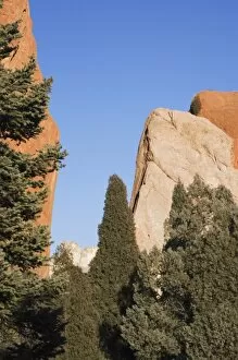 Images Dated 6th February 2006: Rock formation, Garden of The Gods National Landmark, Colorado Springs, Colorado, USA
