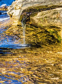 Pictured Rocks Prints: Rock formations at Pictured Rocks National Lakeshore on Upper Peninsula, Michigan