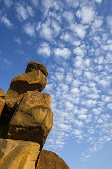 Great Karoo Prints: Rock formations, Private game ranch, Great Karoo, SOUTH AFRICA