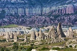 Pillar Prints: Rock formations in the valley, Goreme, Cappadocia, Turkey (UNESCO World Heritage Site)