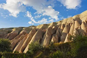 Rock formations in the valley, Goreme, Cappadocia, Turkey (UNESCO World Heritage Site)