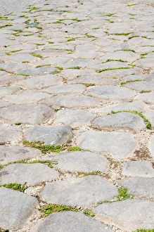 Roman Prints: Roman road close to Colosseum, Rome, Unesco World Heritage Site, Latium, Italy, Europe