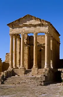 Images Dated 12th January 2021: Roman ruins of Sufetula in town of Sbeitla in Tunisia in Northern Africa