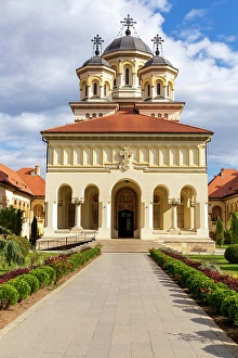 Bell Tower Prints: Romania, Alba Iulia. St. Michael's Cathedral
